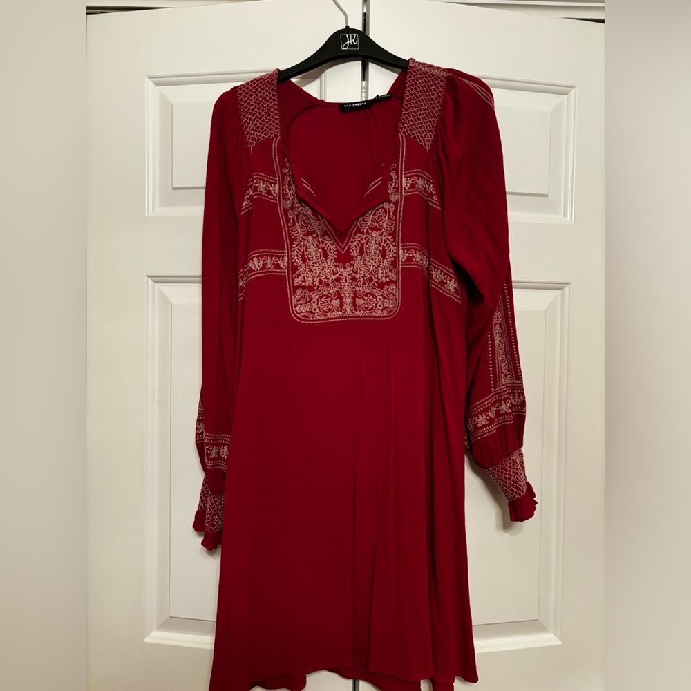 Blu Pepper Red Midi Dress